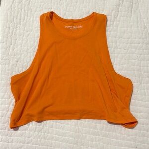 Outdoor Voice Orange Crop Top